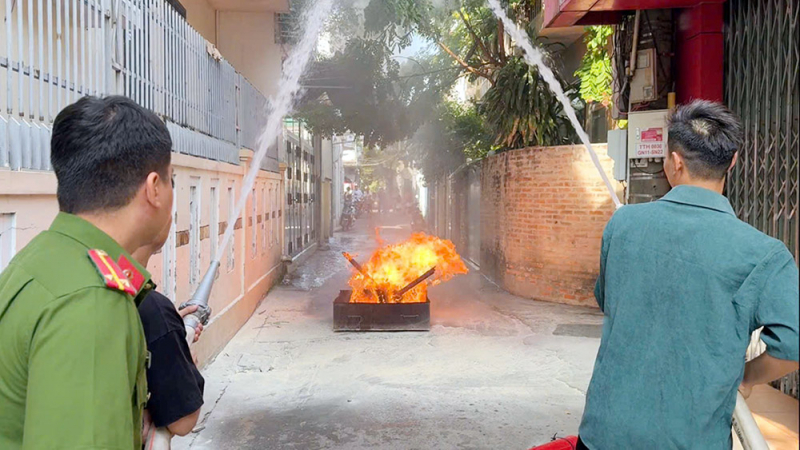 Nhân rộng mô hình phòng cháy, chữa cháy hiệu quả trong khu dân cư -0