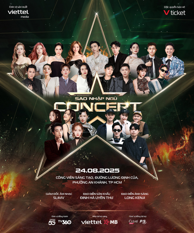 Concert Sao Nhập Ngũ: Ekip hang đầu Việt Nam hội tụ, hứa hẹn một đêm bùng nổ -0