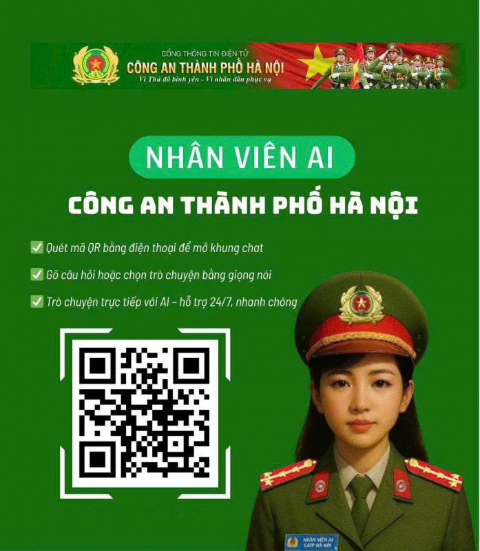 Công an Hà Nội ra mắt 4 sản phẩm công nghệ phục vụ nhân dân -0