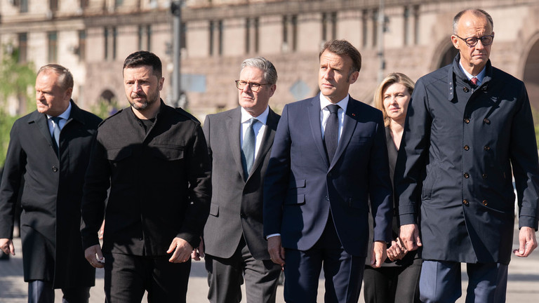 Lãnh đạo Anh, Pháp, Đức sẽ cùng ông Zelensky đến Mỹ -0