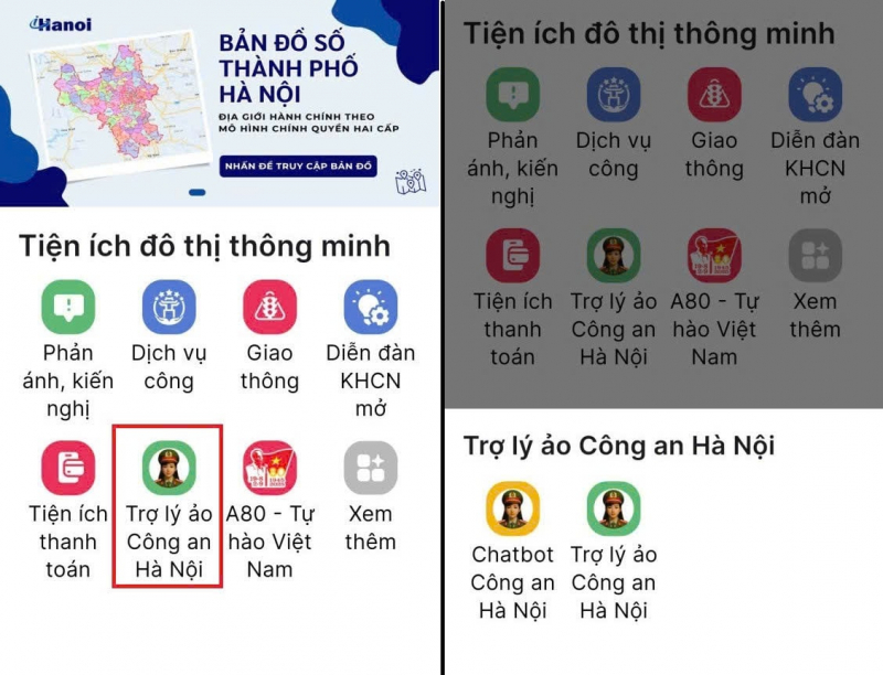 Công an Hà Nội ra mắt 4 sản phẩm công nghệ phục vụ nhân dân -0