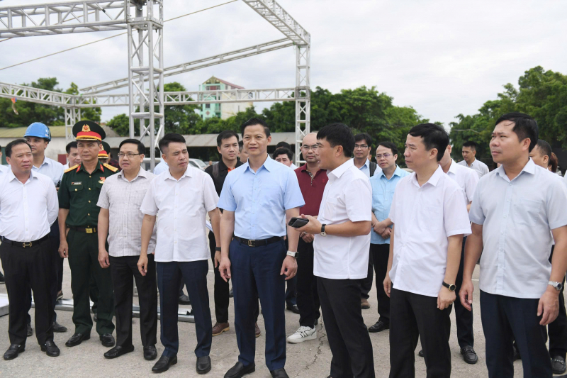 Chủ tịch tỉnh Bắc Ninh kiểm tra công tác chuẩn bị Lễ khởi công Cảng hàng không quốc tế Gia Bình -0