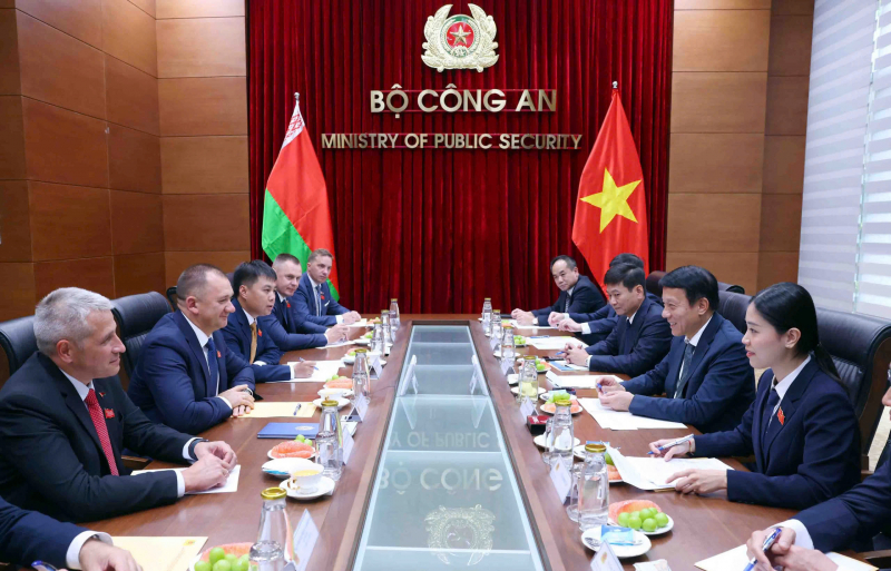 Việt Nam, Belarus tăng cường hợp tác an ninh, thực thi pháp luật -0
