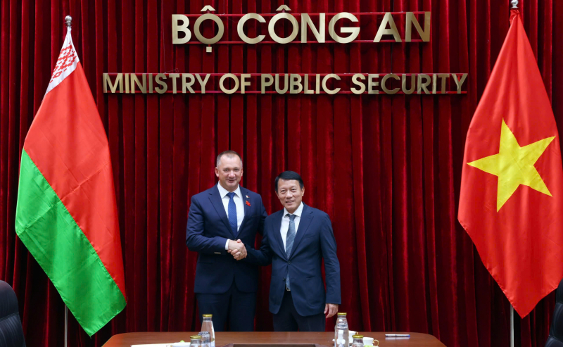 Việt Nam, Belarus tăng cường hợp tác an ninh, thực thi pháp luật -0