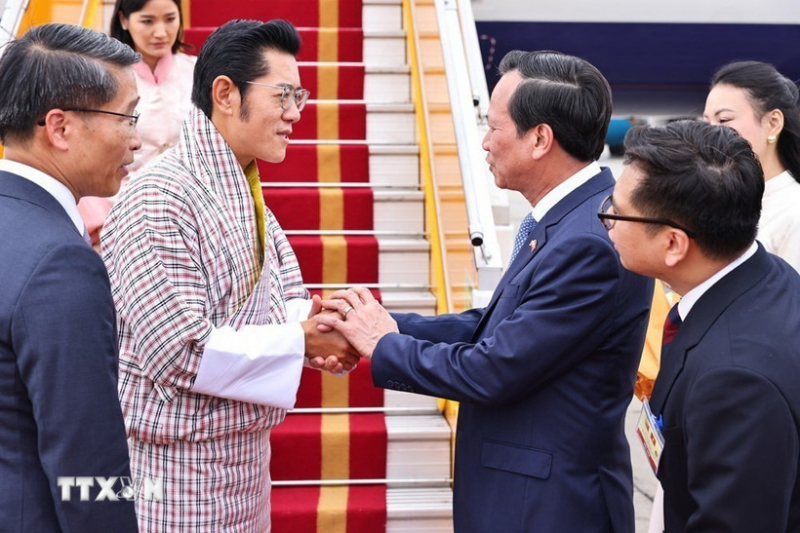 Quốc vương Bhutan và Hoàng hậu bắt đầu chuyến thăm cấp Nhà nước đến Việt Nam -0