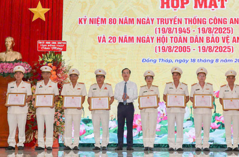 Đồng Tháp: Lan tỏa hình ảnh đẹp về người chiến sĩ Công an 