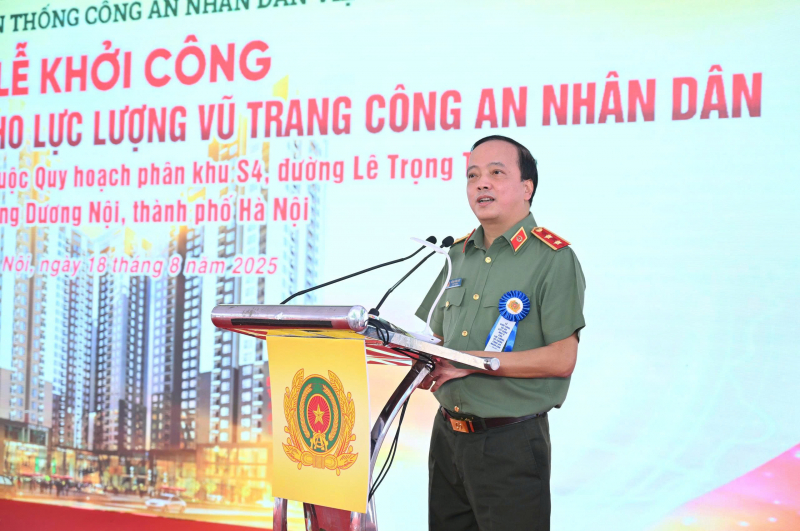 Khởi công Dự án xây dựng nhà ở cho lực lượng vũ trang CAND tại phường Dương Nội -0