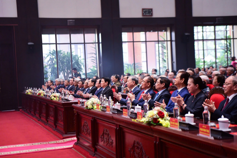 Tổng Bí thư Tô Lâm gặp mặt các đồng chí lão thành cách mạng nhân kỷ niệm 80 năm Quốc khánh -0