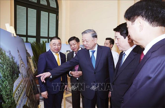 Tổng Bí thư và Chủ tịch nước dự lễ bàn giao Trụ sở làm việc Cơ quan Chủ tịch nước -0