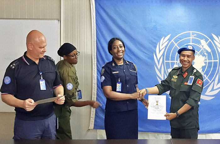 Lễ Kỷ niệm 80 năm ngày truyền thống CAND Việt Nam đầy ấn tượng tại châu Phi -0