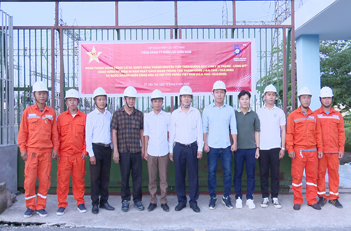 Tổng công ty Điện lực miền Nam hoàn thành 2 công trình trọng điểm chào mừng 80 năm Quốc khánh 2/9 -0