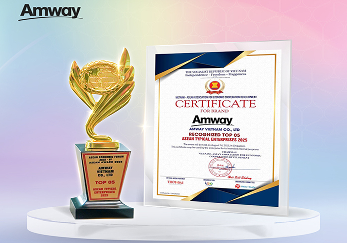 Amway Việt Nam khẳng định uy tín và vị thế dẫn đầu trong Top 5 Doanh nghiệp tiêu biểu ASEAN -0