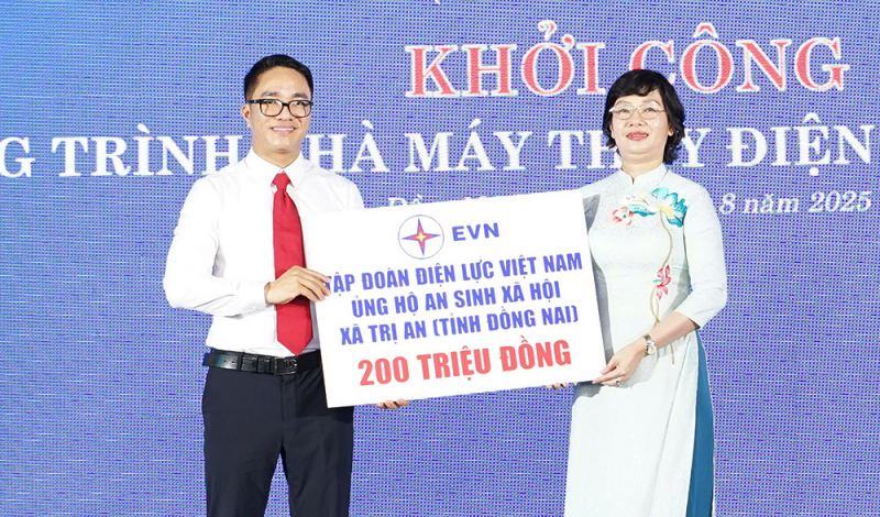 Khởi công Công trình Nhà máy Thủy điện Trị An mở rộng -0