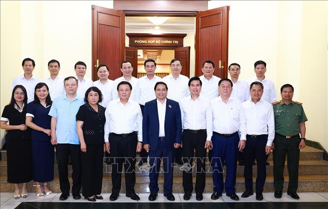 Hai Tổ công tác của Bộ Chính trị làm việc với 4 Ban Thường vụ Tỉnh ủy