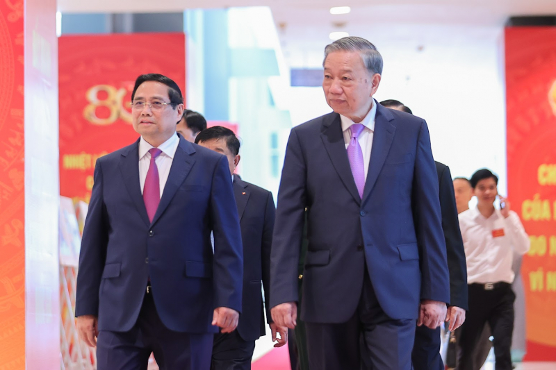 Tổng Bí thư Tô Lâm dự Lễ kỷ niệm trọng thể 80 năm Ngày thành lập Chính phủ -0