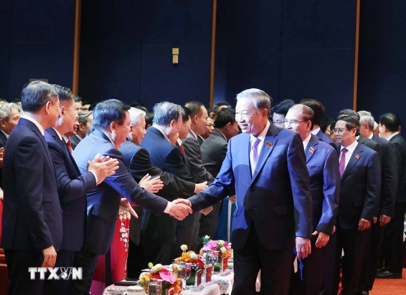 Tổng Bí thư Tô Lâm dự Lễ kỷ niệm trọng thể 80 năm Ngày thành lập Chính phủ