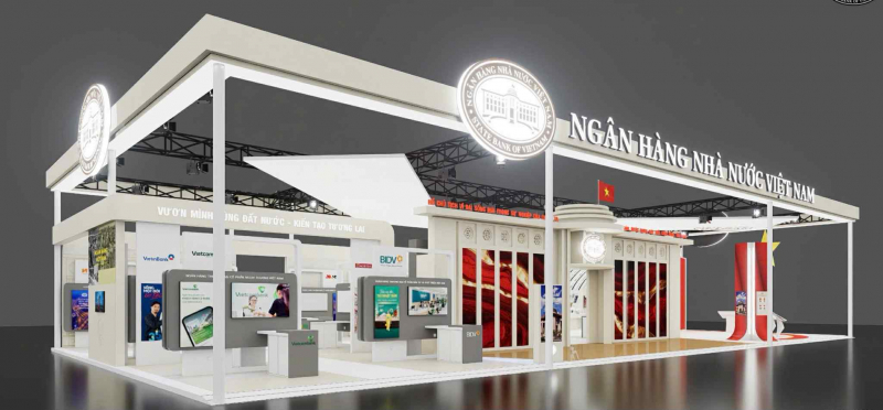 Những dấu ấn của ngành Ngân hàng tham gia triển lãm -0