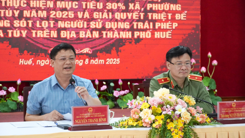 TP Huế đặt mục tiêu 30% xã, phường không ma túy trong năm 2025 -0