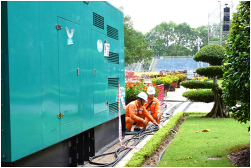 EVNHANOI quyết tâm bảo đảm cung cấp điện ổn định cho các hoạt động kỷ niệm Quốc khánh 2/9 -0