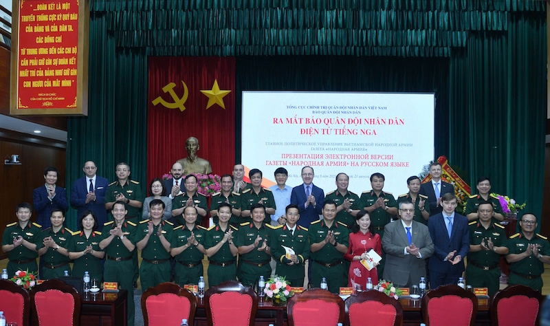 Ra mắt Báo Quân đội nhân dân Điện tử tiếng Nga -0