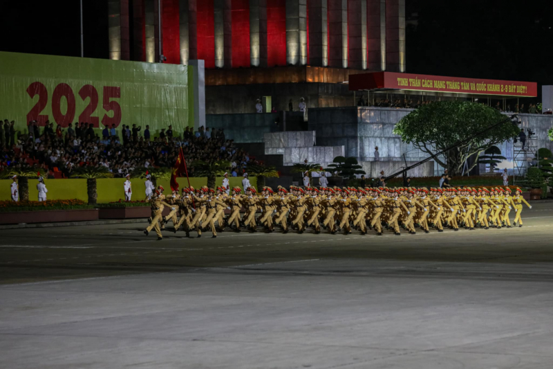 Tổng hợp luyện diễu binh, diễu hành tại Quảng trường Ba Đình -0
