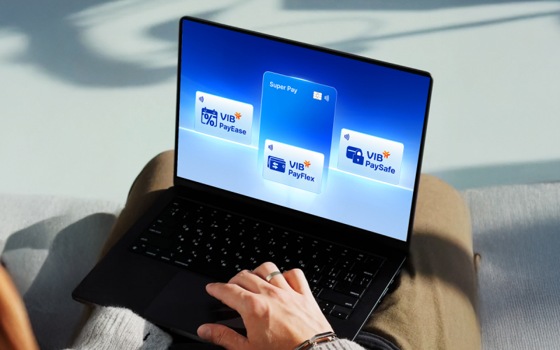 Từ chi tiêu, trả góp đến bảo mật: Một thẻ ba quyền năng với bộ giải pháp VIB Super Pay -0