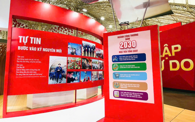 Triển lãm thành tựu ngành Công Thương hoàn thiện những khâu cuối cùng -2
