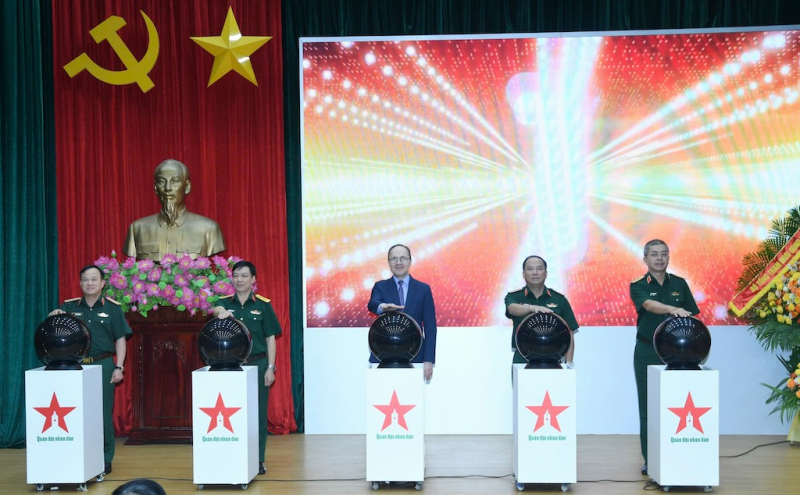 Ra mắt Báo Quân đội nhân dân Điện tử tiếng Nga -0