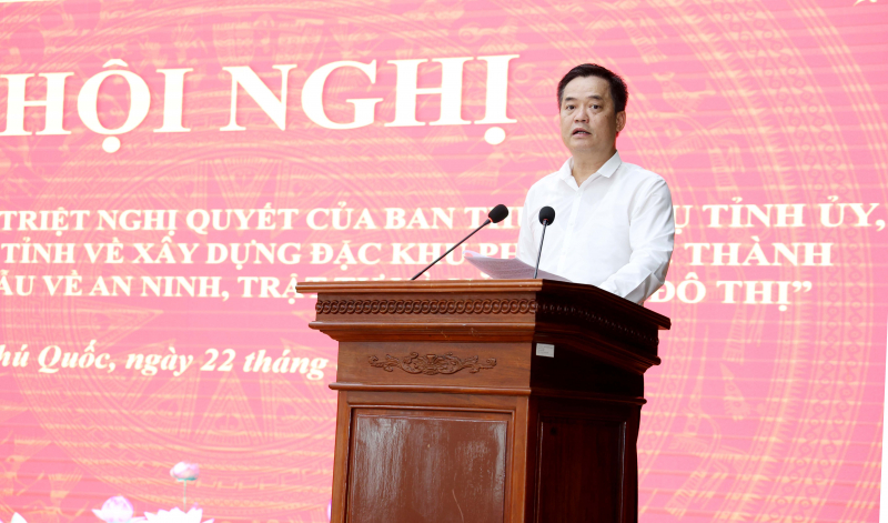 Huy động sức mạnh tổng hợp xây dựng đặc khu Phú Quốc thành “Đơn vị kiểu mẫu về ANTT và văn minh đô thị” -0