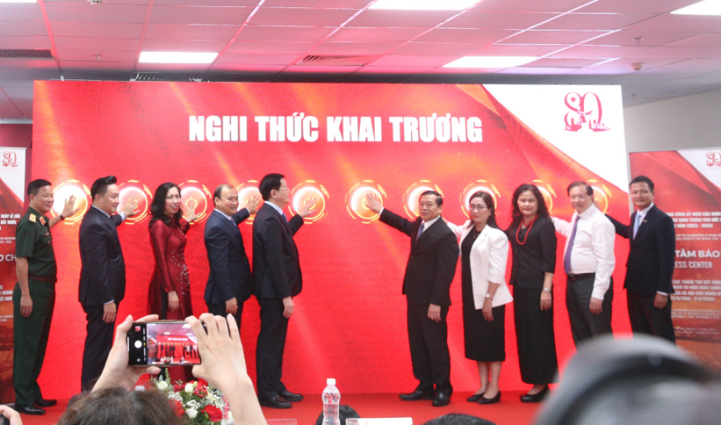 Ra mắt Trung tâm báo chí Triển lãm 80 năm thành tựu đất nước -0