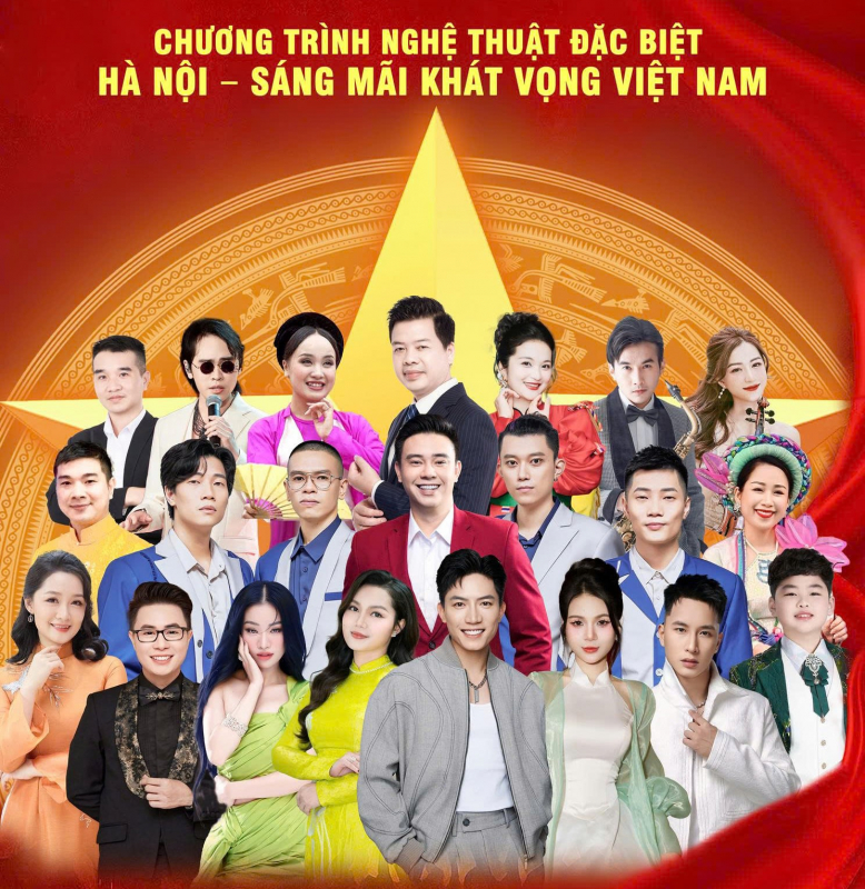 Dàn hợp xướng gần 2.000 người biểu diễn trong chương trình “Hà Nội - Sáng mãi khát vọng Việt Nam” -0