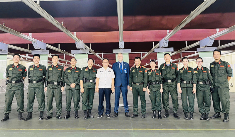 Sĩ quan công an Việt Nam xuất sắc vượt qua kỳ thi sát hạch năng lực gìn giữ hoà bình LHQ tại Trung Quốc -0
