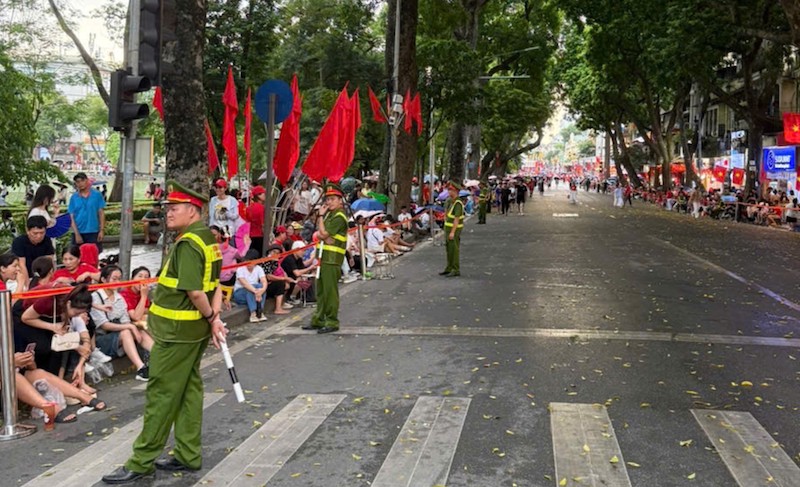 Đảm bảo tuyệt đối an ninh, an toàn tổng hợp luyện diễu binh, diễu hành lần thứ 2 diễn ra tối 24/8 -0