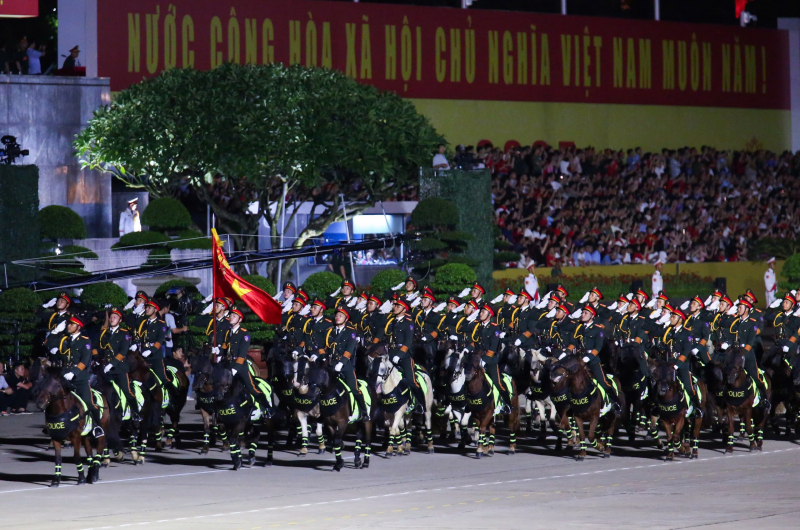 Tổng hợp luyện lần thứ 2 lực lượng diễu binh, diễu hành A80 -0