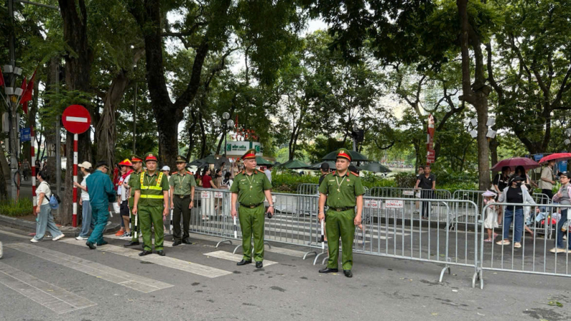 Đảm bảo tuyệt đối an ninh, an toàn tổng hợp luyện diễu binh, diễu hành lần thứ 2 diễn ra tối 24/8 -2