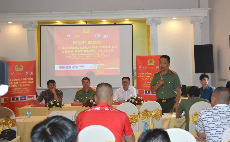 “Giải bóng chuyền Công an, Cảnh sát quốc tế 2025” có 6 đội đến từ 4 quốc gia Đông Nam Á -1