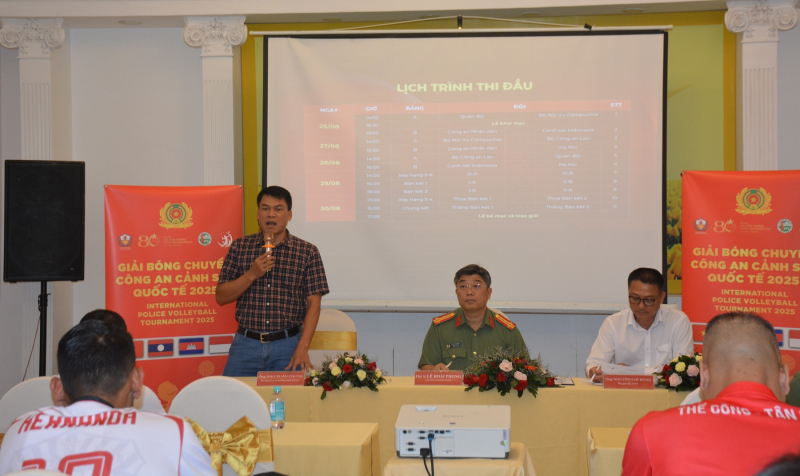 “Giải bóng chuyền Công an, Cảnh sát quốc tế 2025” có 6 đội đến từ 4 quốc gia Đông Nam Á -2
