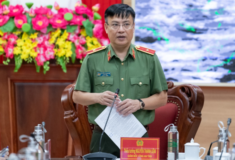 Công an Quảng Trị họp khẩn trực tuyến đến Công an các xã, phường, đặc khu phòng chống bão số 5 -0