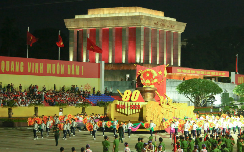 Chuẩn bị tổng hợp luyện lần thứ 2 tại Quảng trường Ba Đình -0