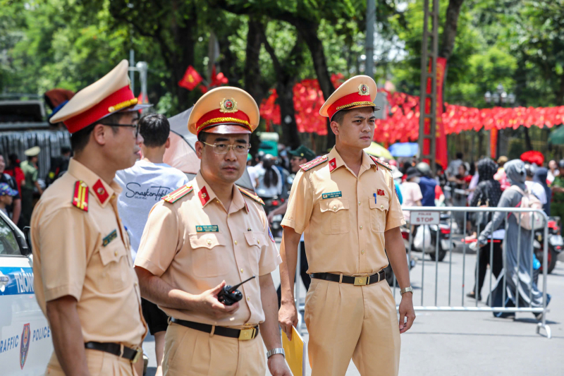 Đảm bảo tuyệt đối an ninh, an toàn tổng hợp luyện diễu binh, diễu hành lần thứ 2, diễn ra vào tối 24/8, tại Quảng trường Ba Đình -0