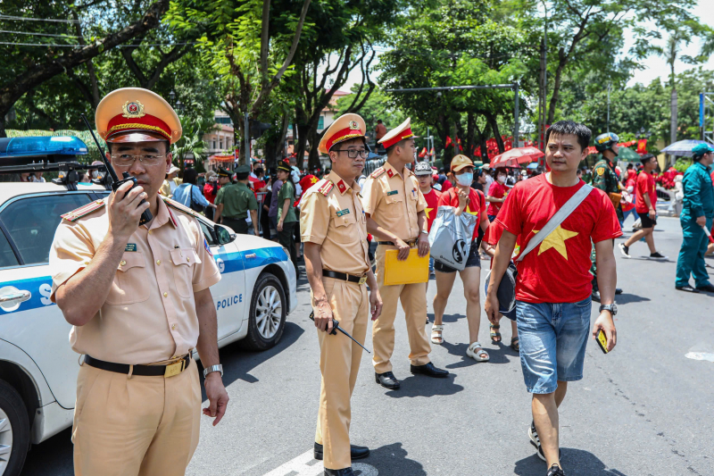 Đảm bảo tuyệt đối an ninh, an toàn tổng hợp luyện diễu binh, diễu hành lần thứ 2, diễn ra vào tối 24/8, tại Quảng trường Ba Đình -3