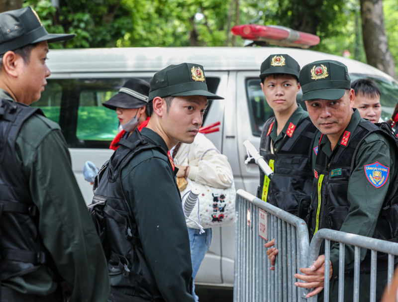 Đảm bảo tuyệt đối an ninh, an toàn tổng hợp luyện diễu binh, diễu hành lần thứ 2, diễn ra vào tối 24/8, tại Quảng trường Ba Đình -1