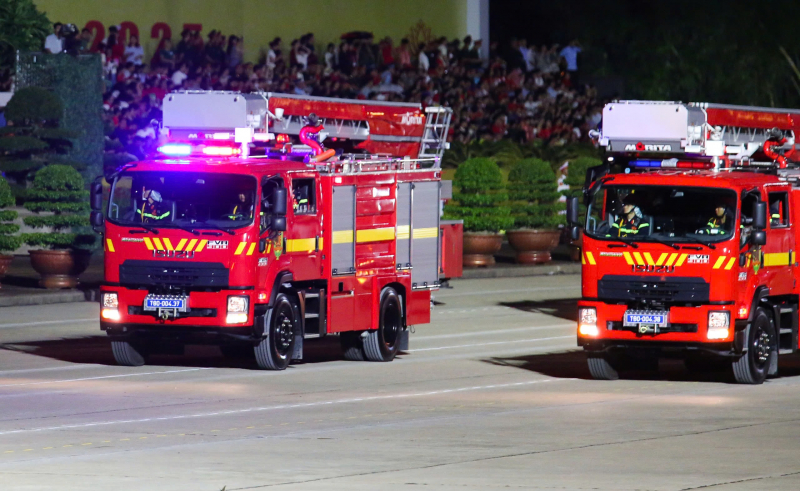 Tổng hợp luyện lần thứ 2 lực lượng diễu binh, diễu hành A80 -0