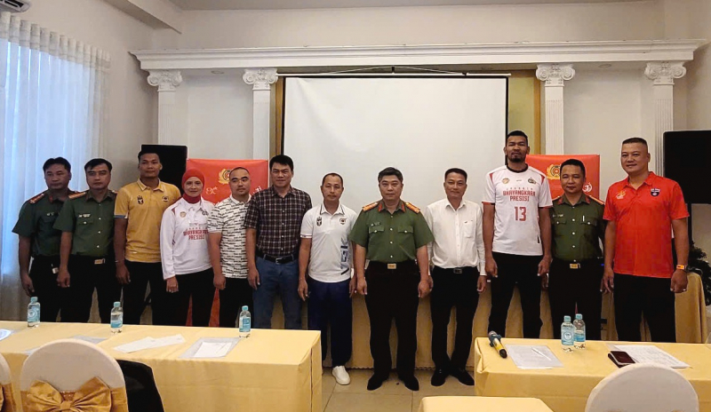 “Giải bóng chuyền Công an, Cảnh sát quốc tế 2025” có 6 đội đến từ 4 quốc gia Đông Nam Á -3