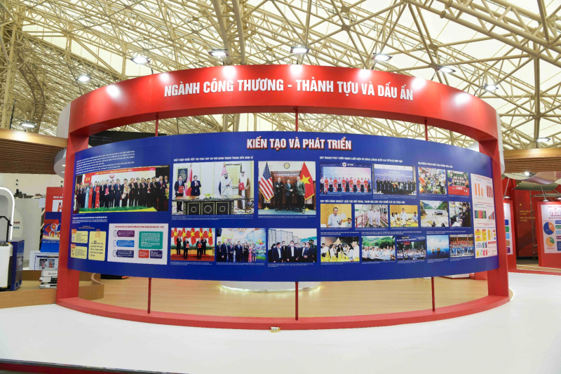 Các đơn vị gấp rút hoàn thiện các hạng mục tại Triển lãm 