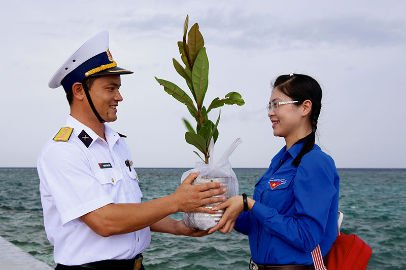 Phát động chiến dịch “Triệu cột mốc xanh” gây quỹ trồng cây phủ xanh đặc khu Trường Sa -0