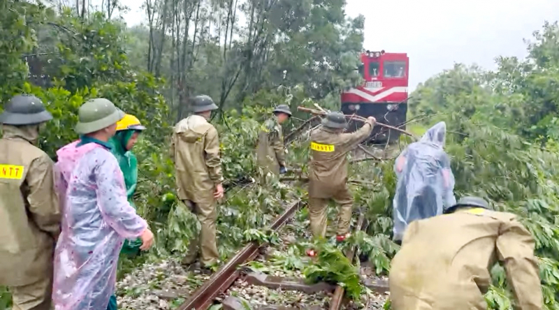 Thiệt hại ban đầu sau khi bão số 5 đổ bộ vào đất liền -0