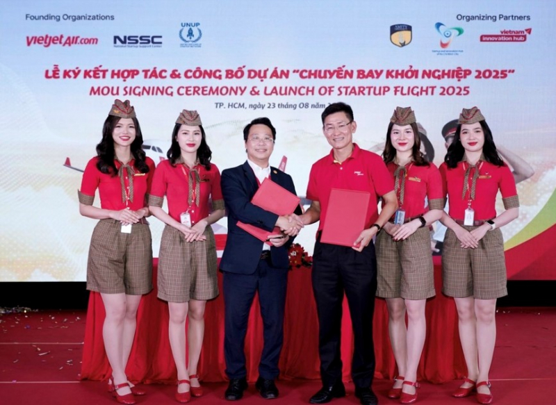 Vietjet đồng sáng lập “Chuyến bay Khởi nghiệp”, sáng kiến thúc đẩy đổi mới sáng tạo Việt Nam - Ấn Độ -0