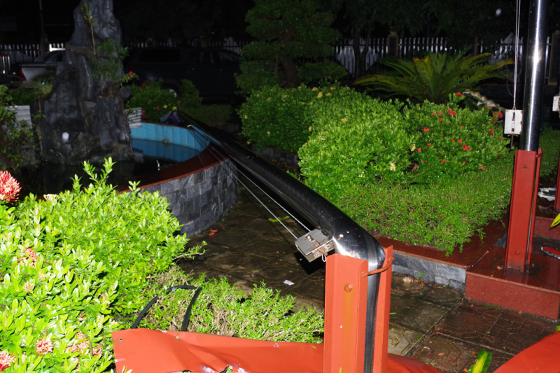 Giám đốc Công an tỉnh Ninh Bình trực tiếp chỉ đạo công tác khắc phục hậu quả mưa bão gây ra -0