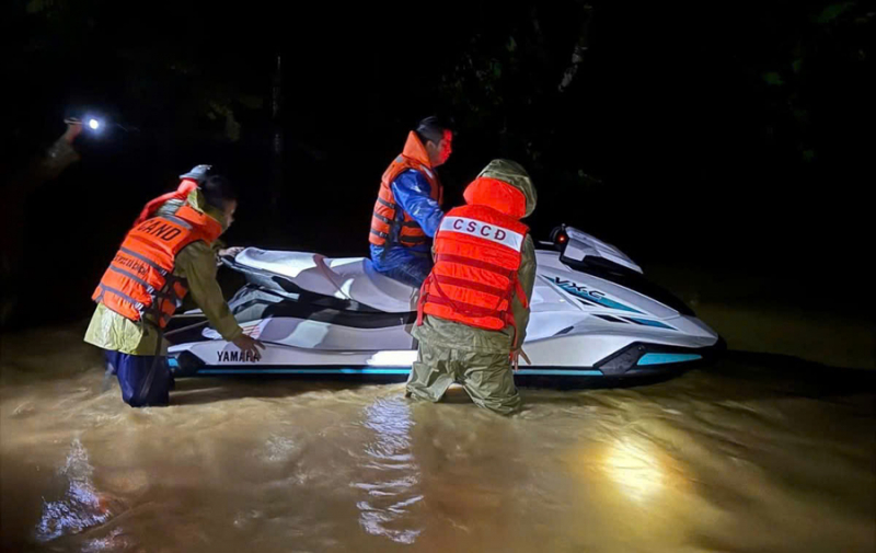 Công an tỉnh Thanh Hóa đã huy động 100% lực lượng ứng phó mưa lũ -0